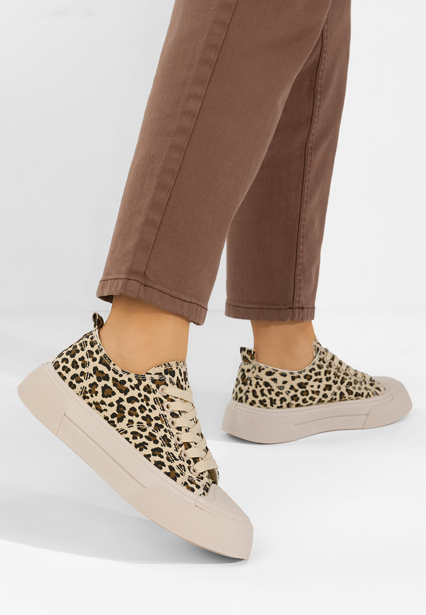 Scarpe da ginnastica donna Jessia leopardi