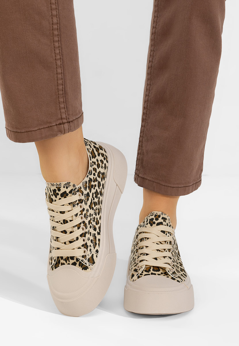 Scarpe da ginnastica donna Jessia leopardi