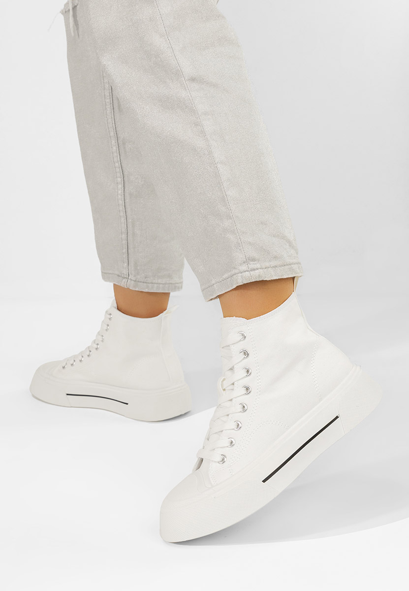 Scarpe da ginnastica High-Top Minoda bianchi