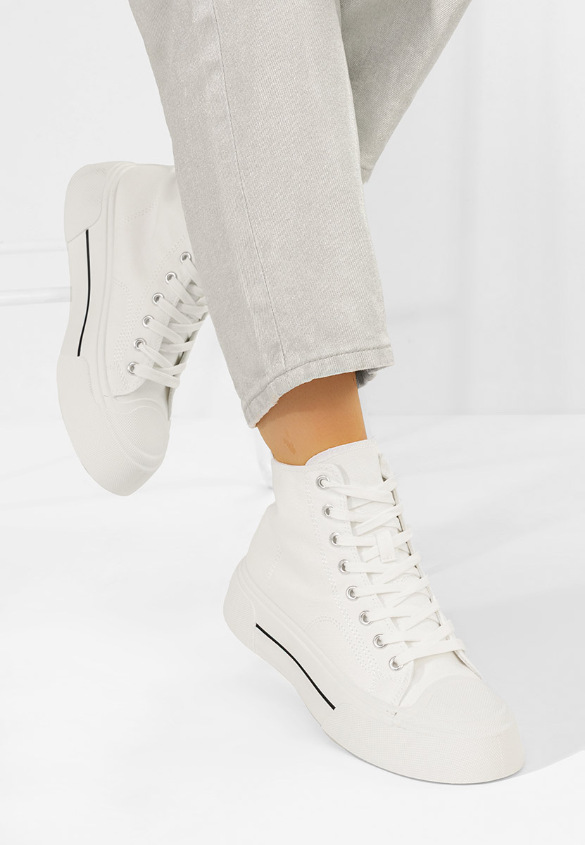 Scarpe da ginnastica High-Top Minoda bianchi