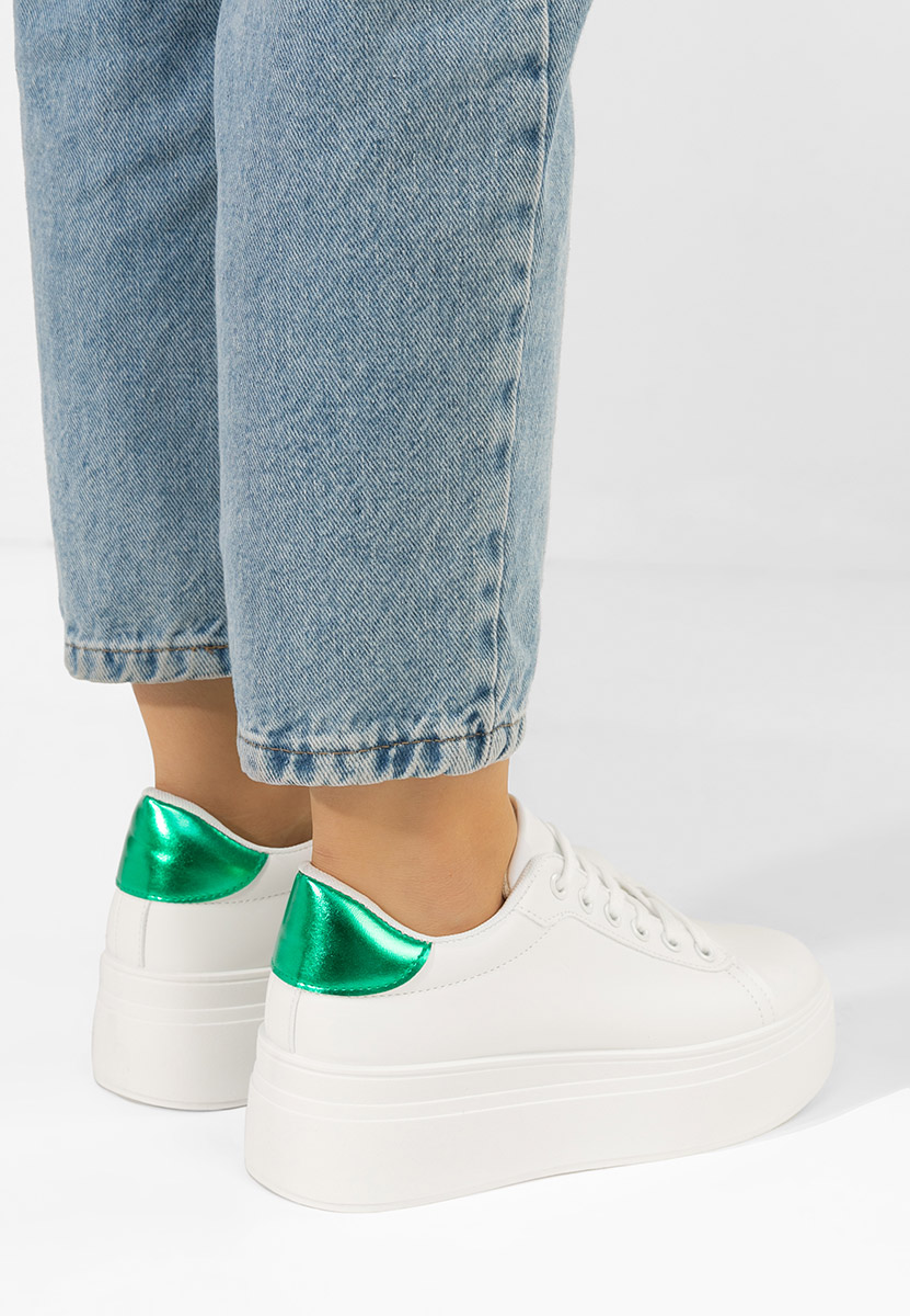 Sneakers con plateau Albea V3 bianchi