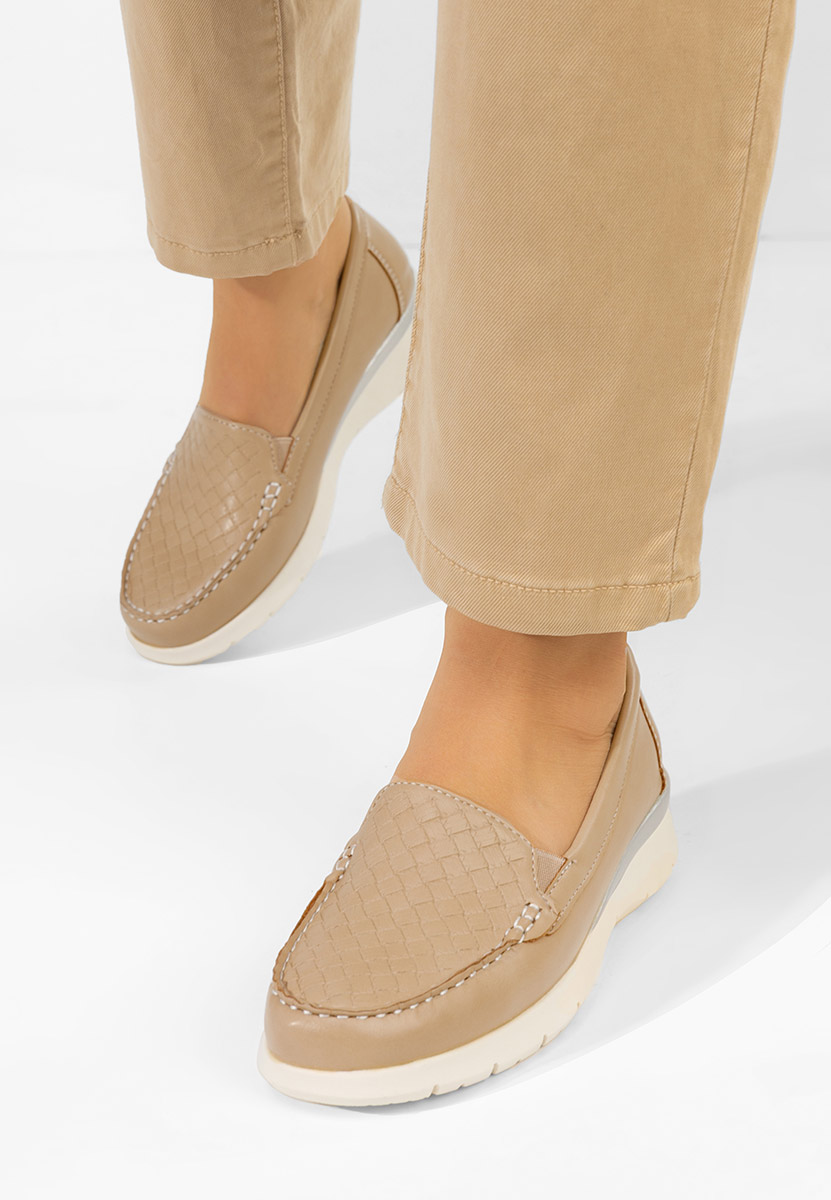 Mocassini da donna Seona V2 beige
