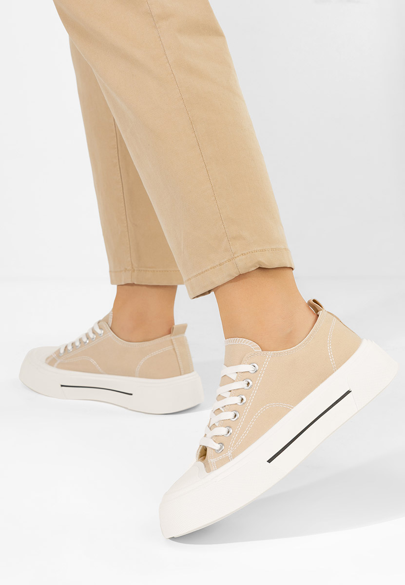 Scarpe da ginnastica donna Jessia V2 beige