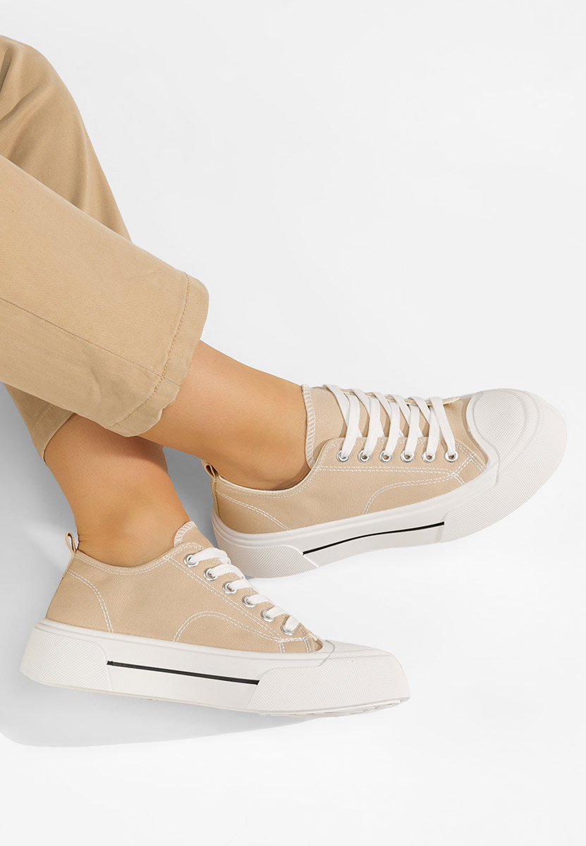 Scarpe da ginnastica donna Jessia V2 beige