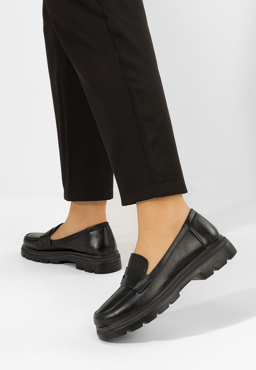 Mocassini da donna Danielia nero
