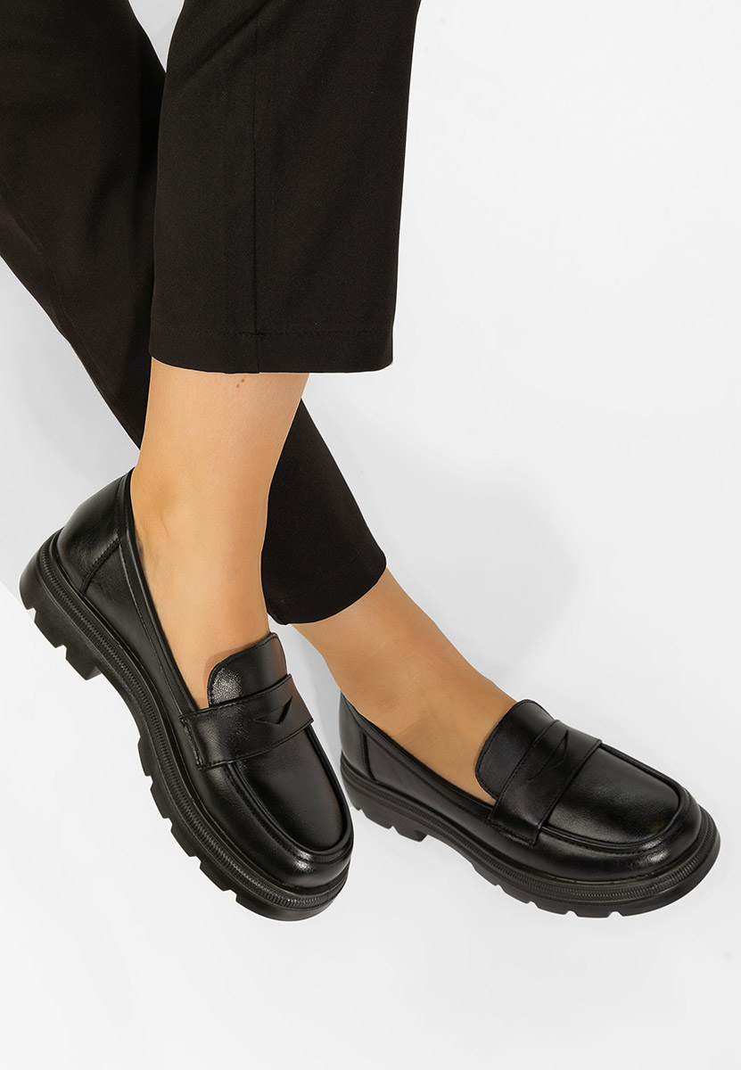 Mocassini da donna Danielia nero