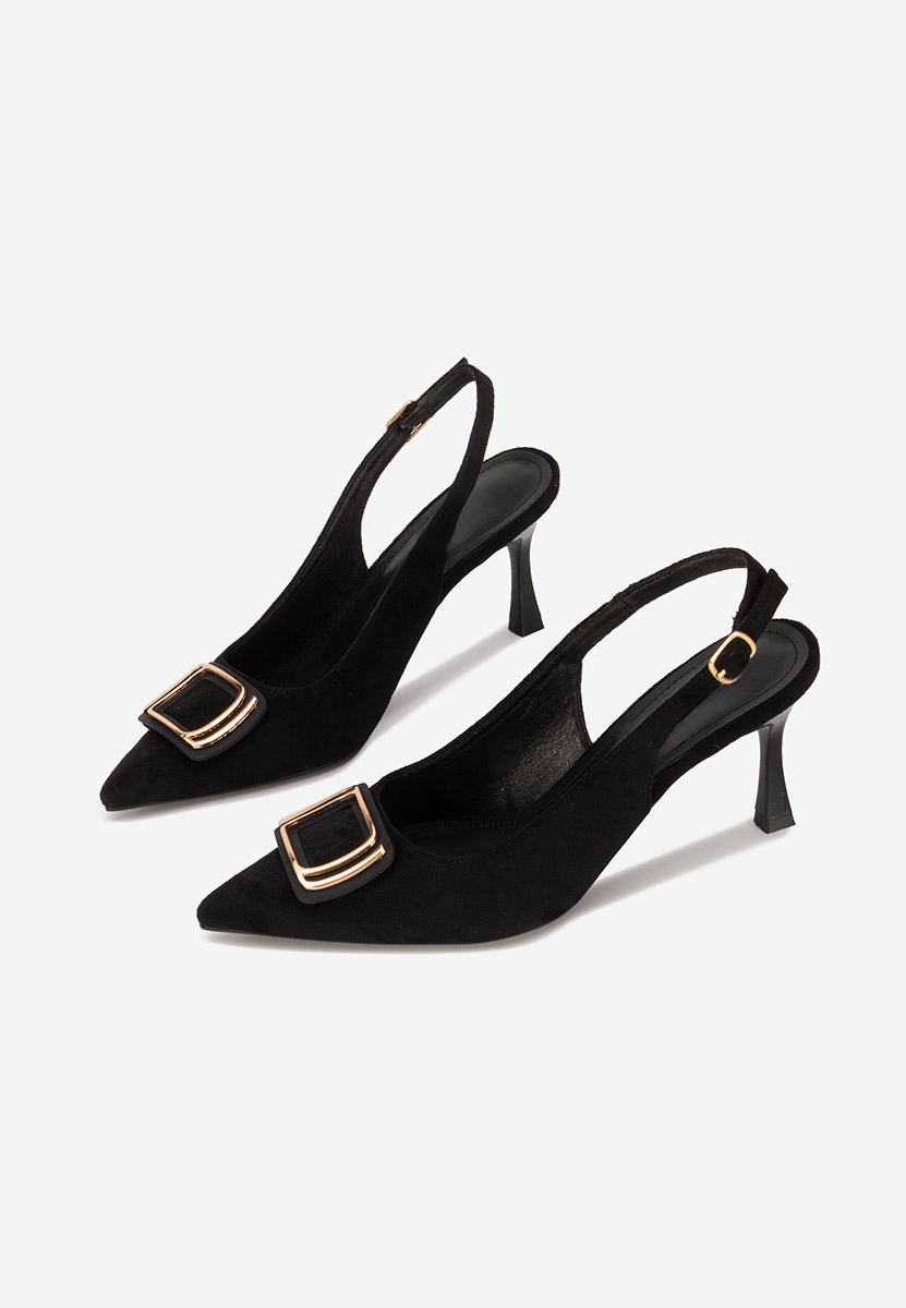 Décolleté Slingback Cristelia nero