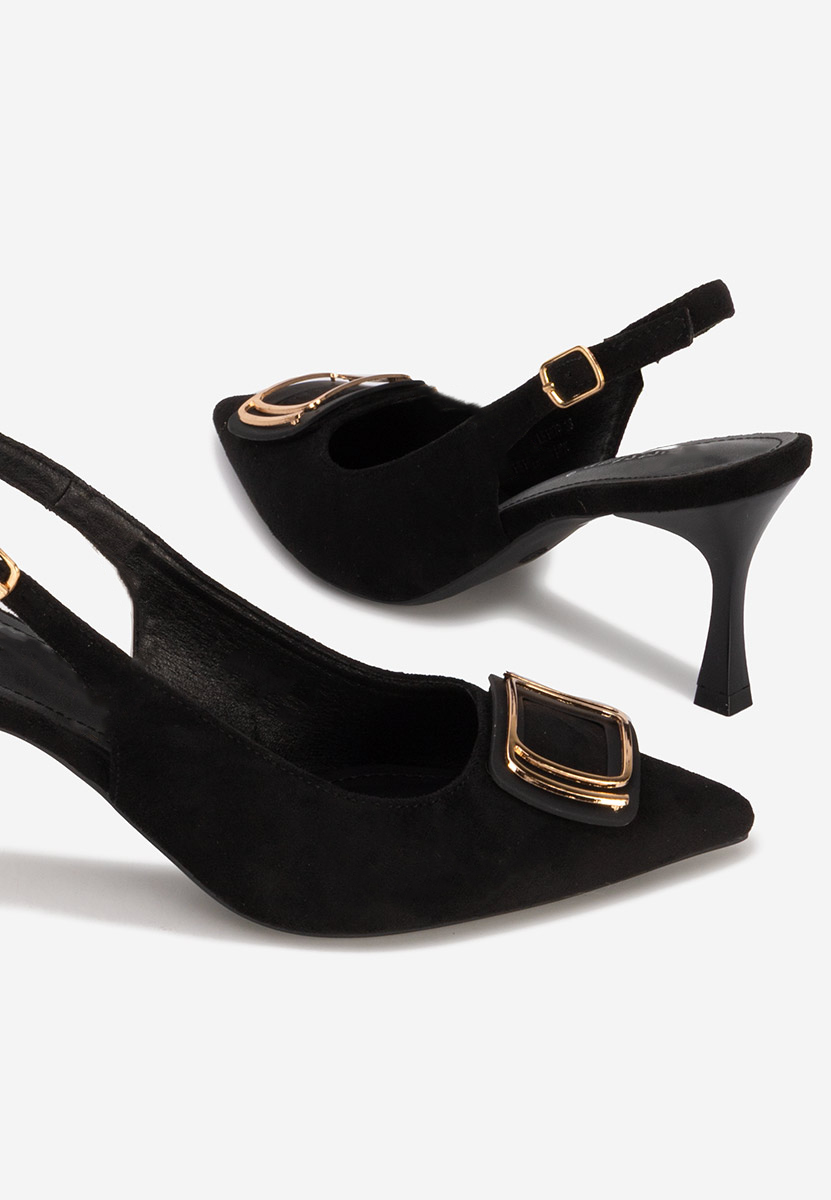 Décolleté Slingback Cristelia nero