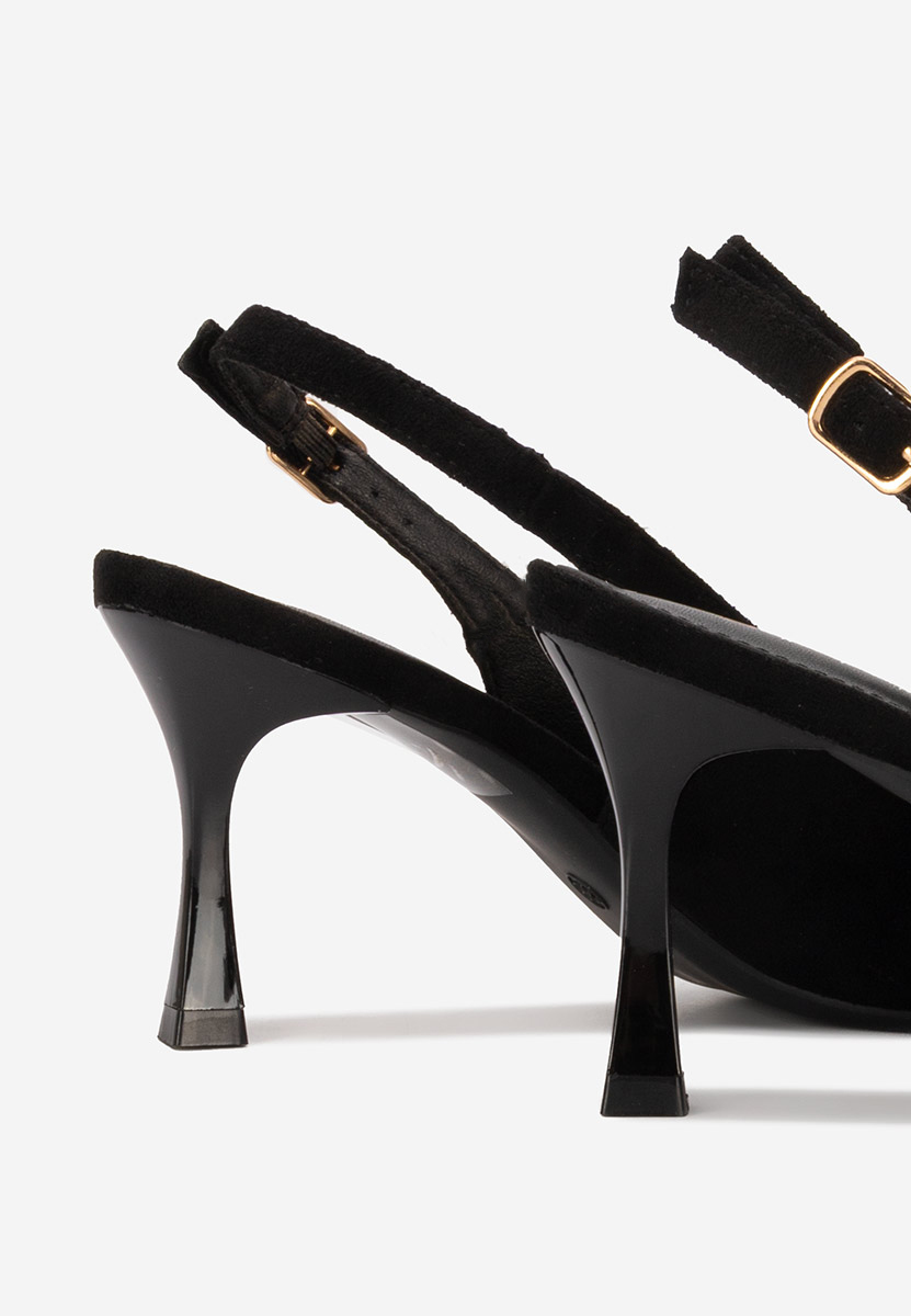 Décolleté Slingback Cristelia nero