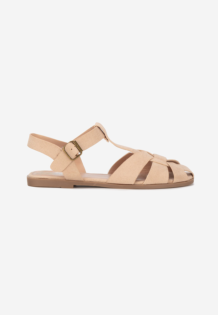 Sandali bassi donna Simena beige