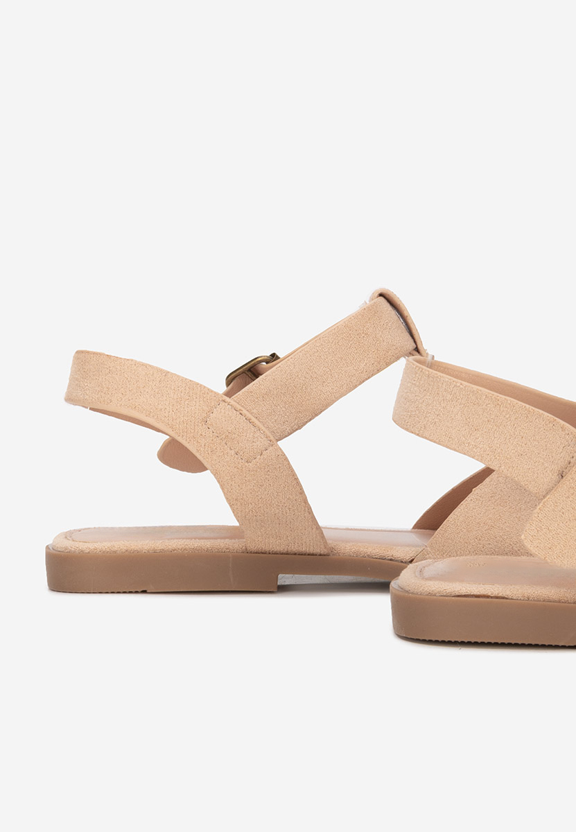 Sandali bassi donna Simena beige