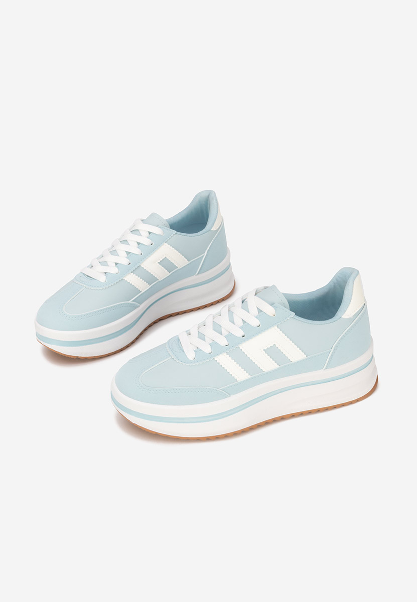 Sneakers con plateau Jesie blu