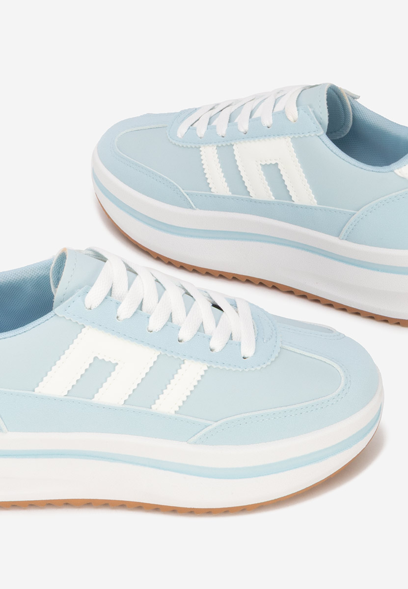 Sneakers con plateau Jesie blu