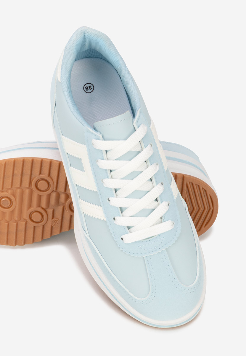 Sneakers con plateau Jesie blu