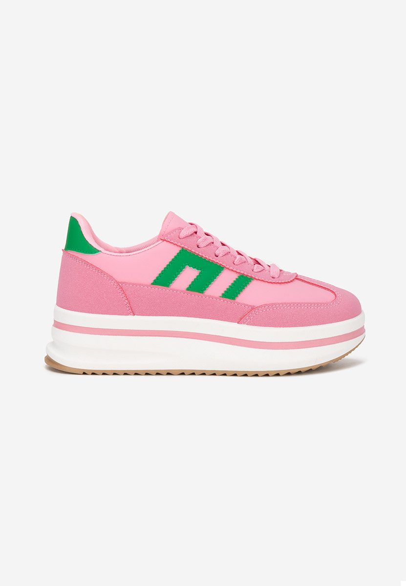Sneakers con plateau Jesie fucsia