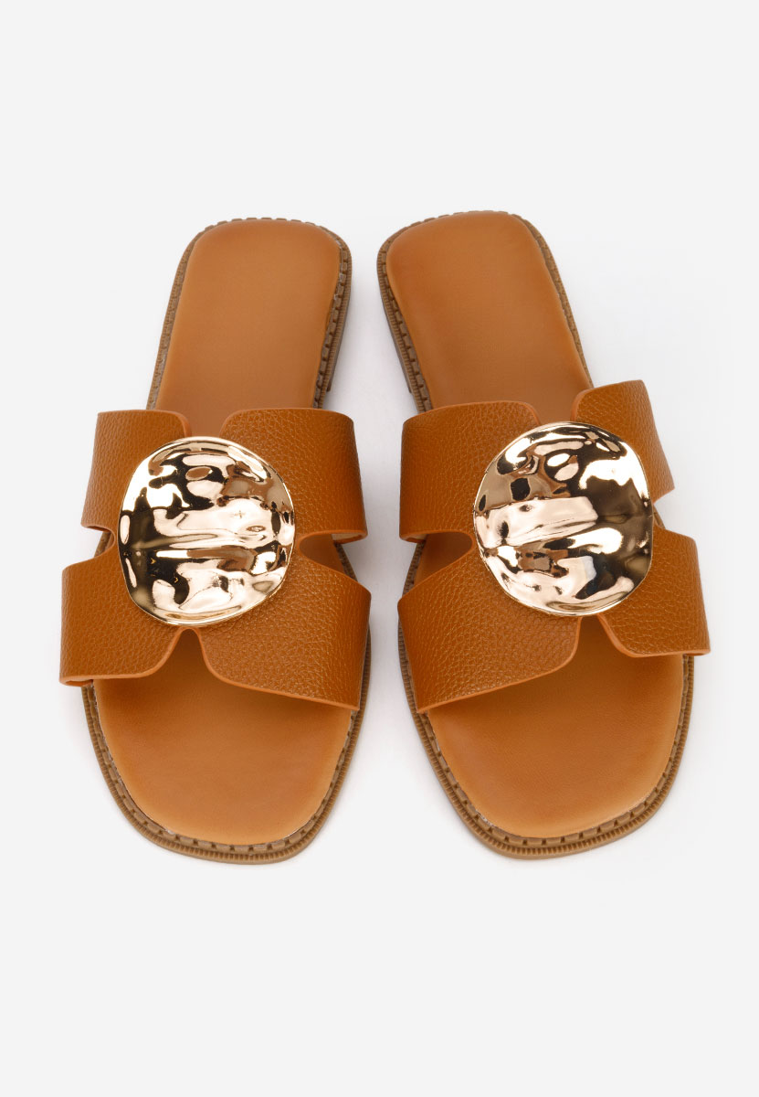 Ciabatte donna Klarina camel