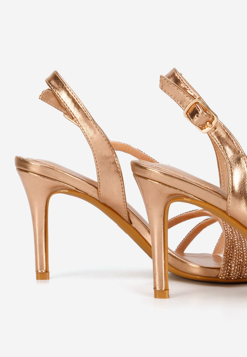 Sandali eleganti Sorinia champagne