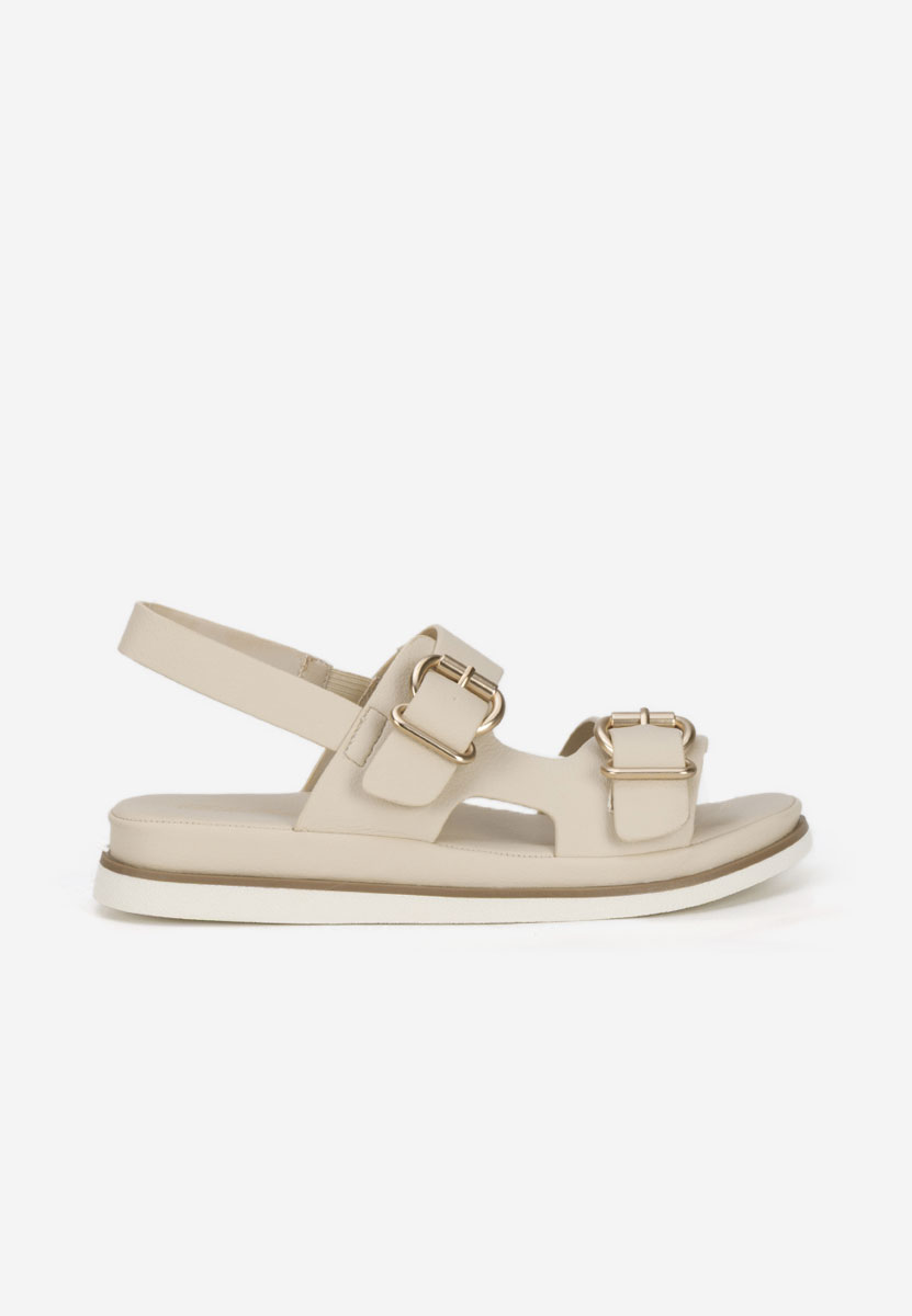 Sandali con plateau Semenia beige
