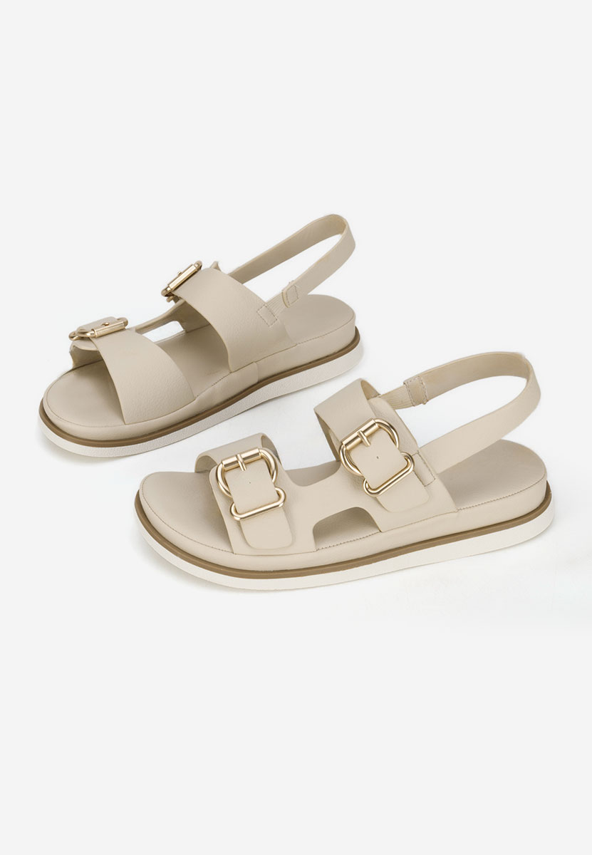 Sandali con plateau Semenia beige