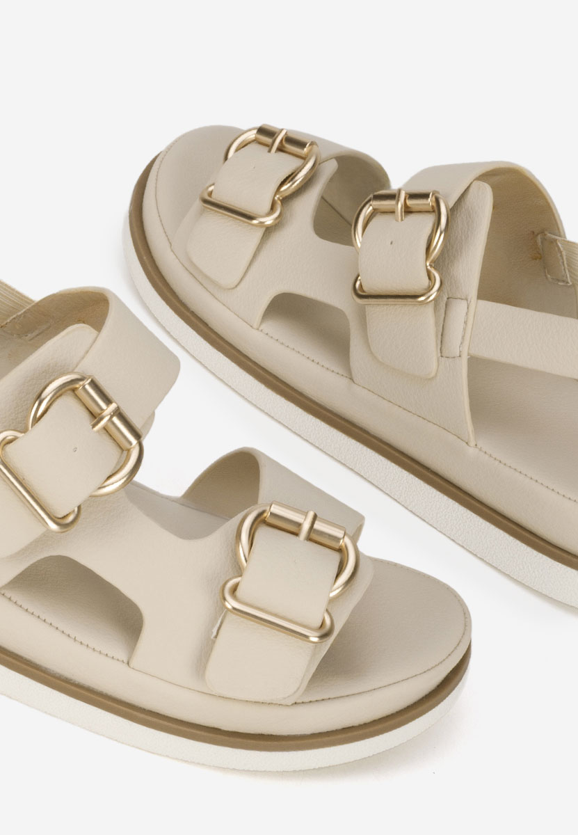Sandali con plateau Semenia beige