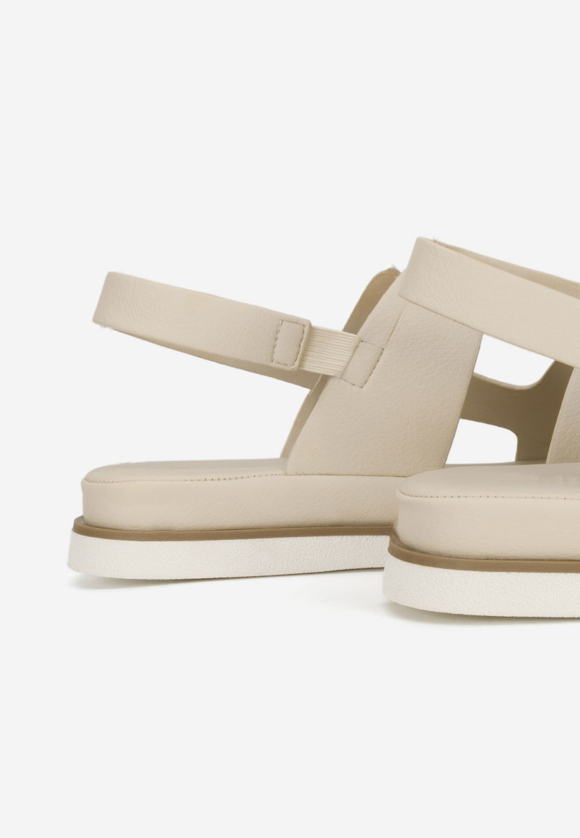 Sandali con plateau Semenia beige