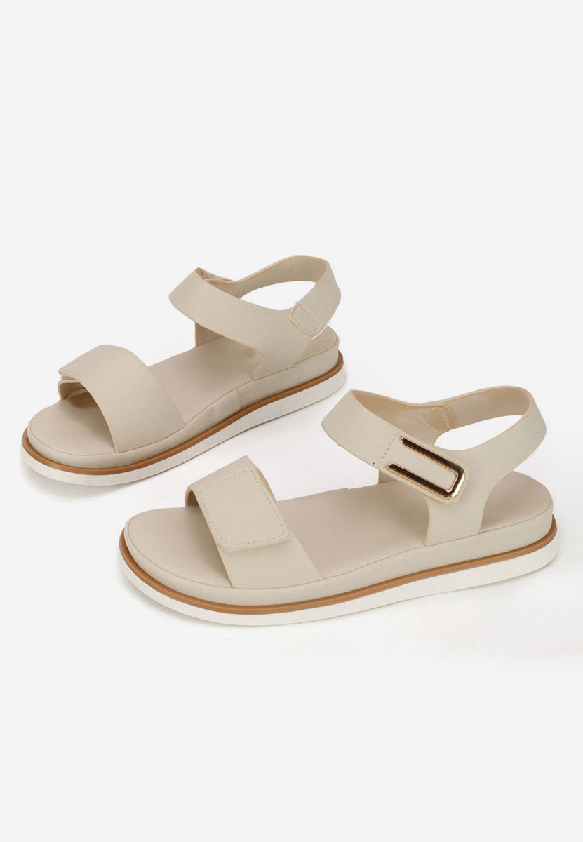 Sandali con plateau Semena beige