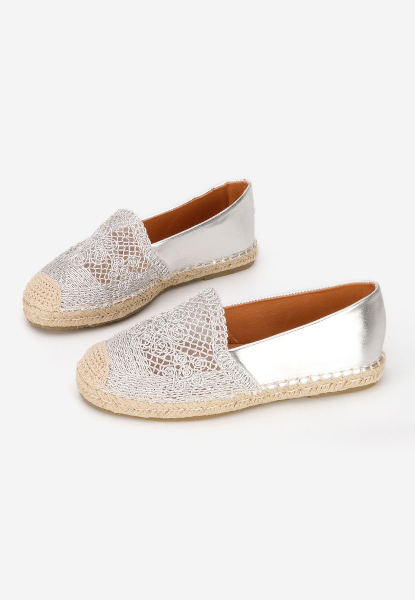 Espadrillas donna Thaisa argento