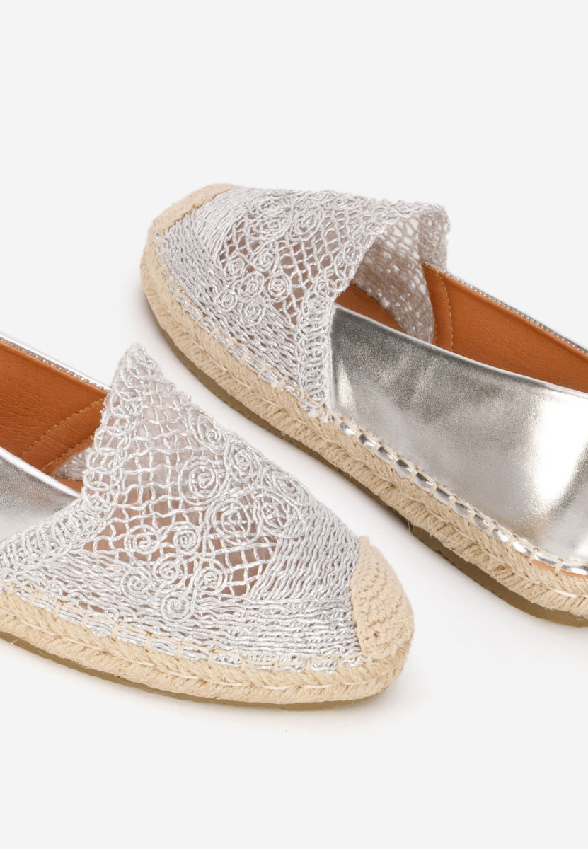 Espadrillas donna Thaisa argento