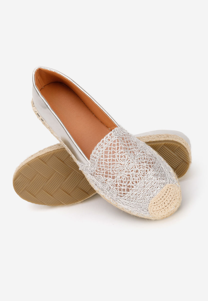 Espadrillas donna Thaisa argento