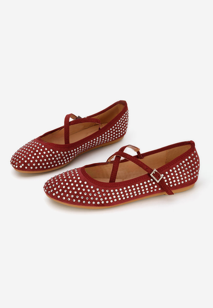 Ballerine con cinturino Karemy granata