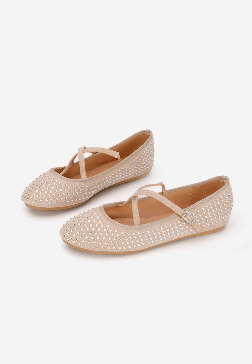 Ballerine con cinturino Karemy beige