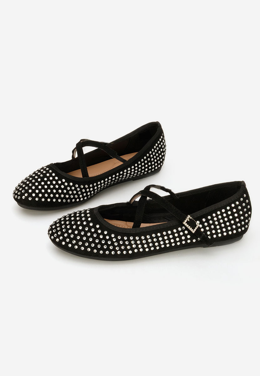 Ballerine con cinturino Karemy nero