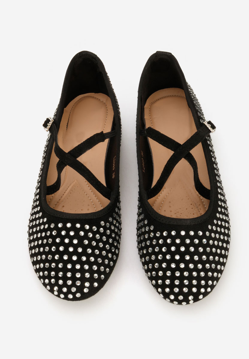 Ballerine con cinturino Karemy nero