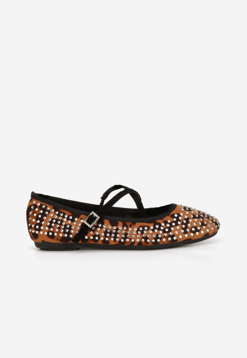 Ballerine con cinturino Karemy leopardi