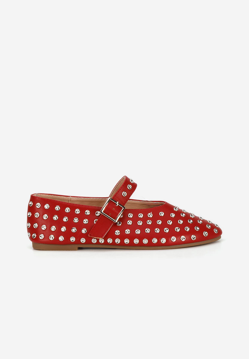 Ballerine con cinturino Karem granata