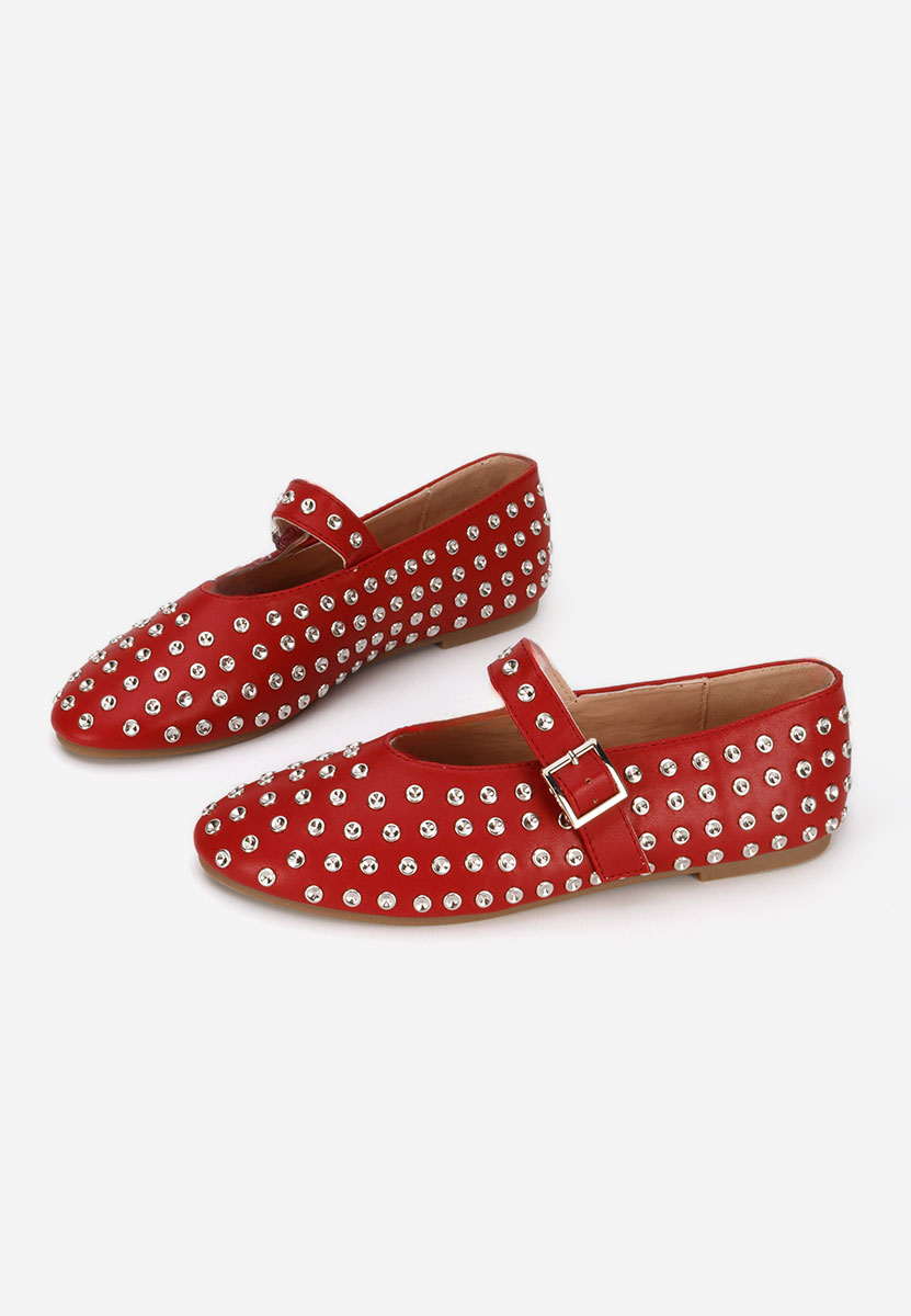 Ballerine con cinturino Karem granata