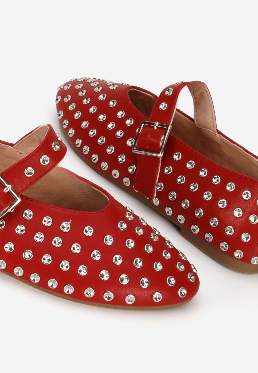 Ballerine con cinturino Karem granata