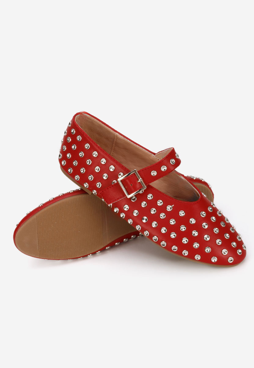 Ballerine con cinturino Karem granata