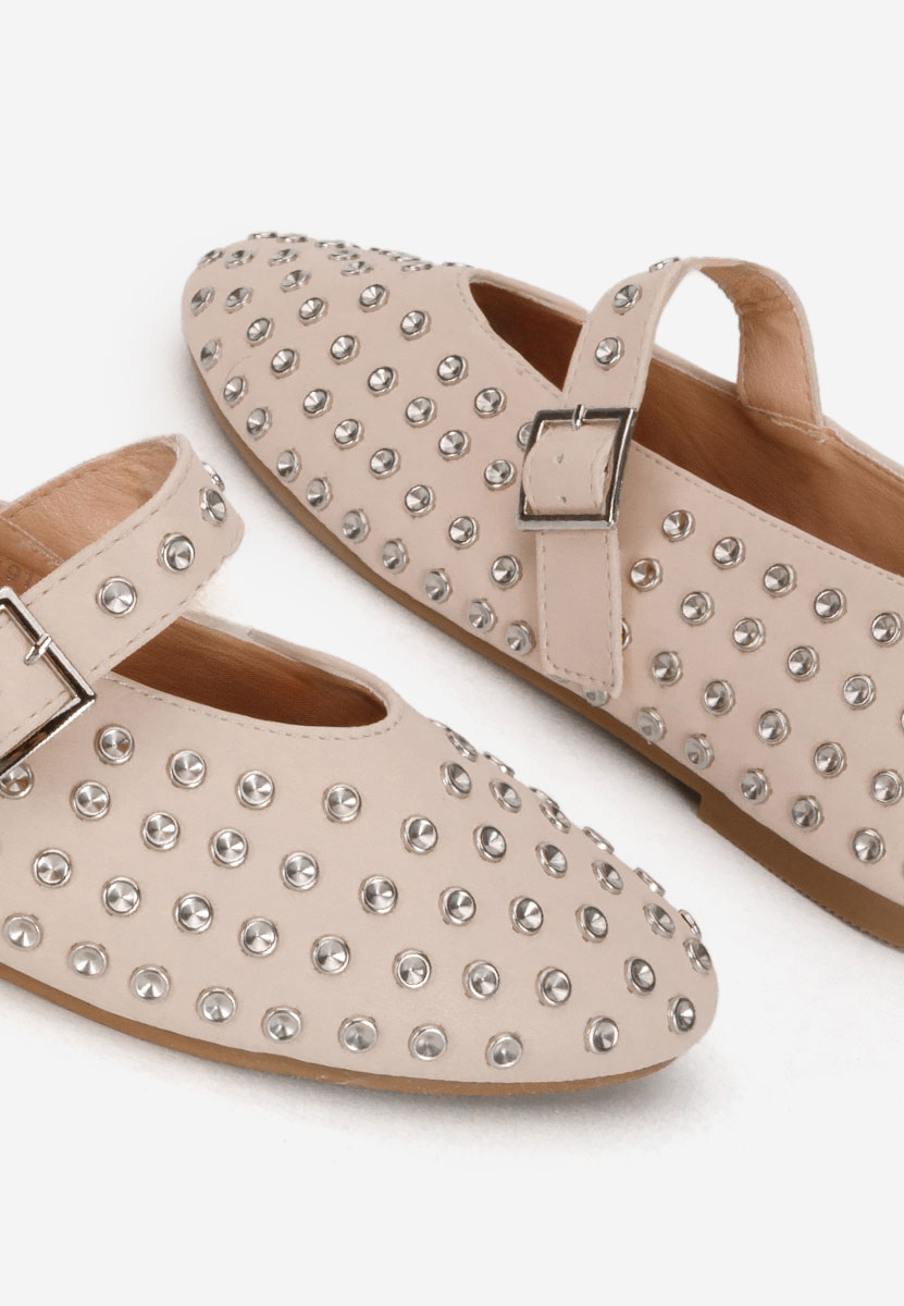 Ballerine con cinturino Karem beige