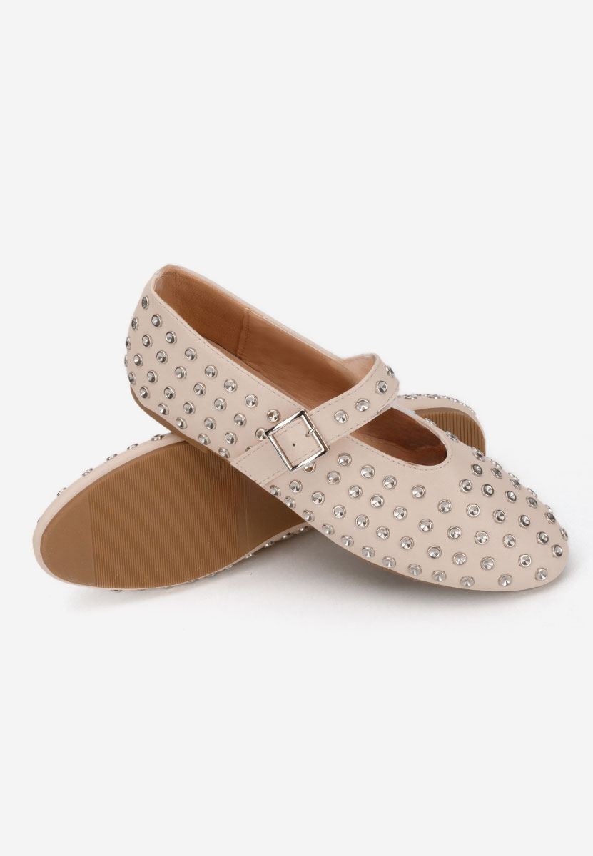 Ballerine con cinturino Karem beige
