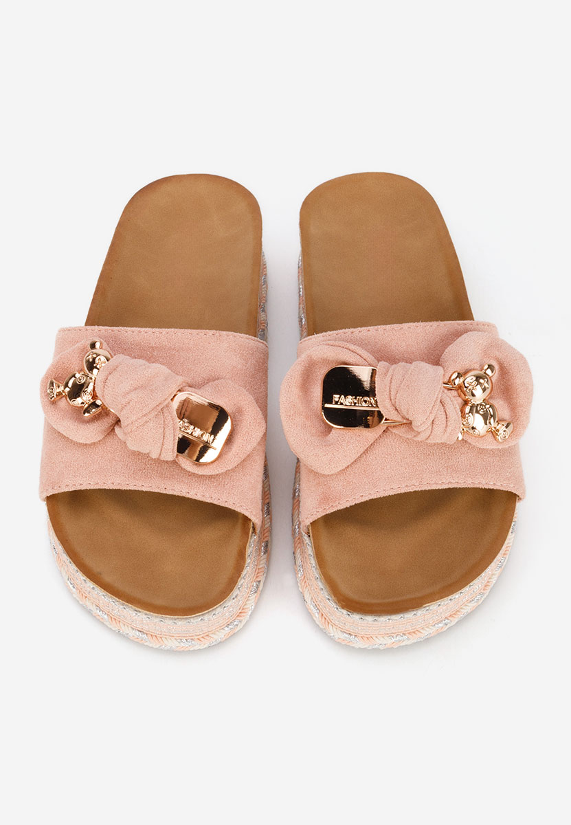 Ciabatte platform Ursiela rosa