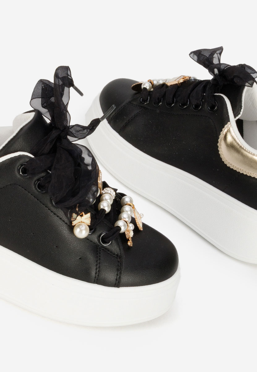 Sneakers con plateau Cellia nero