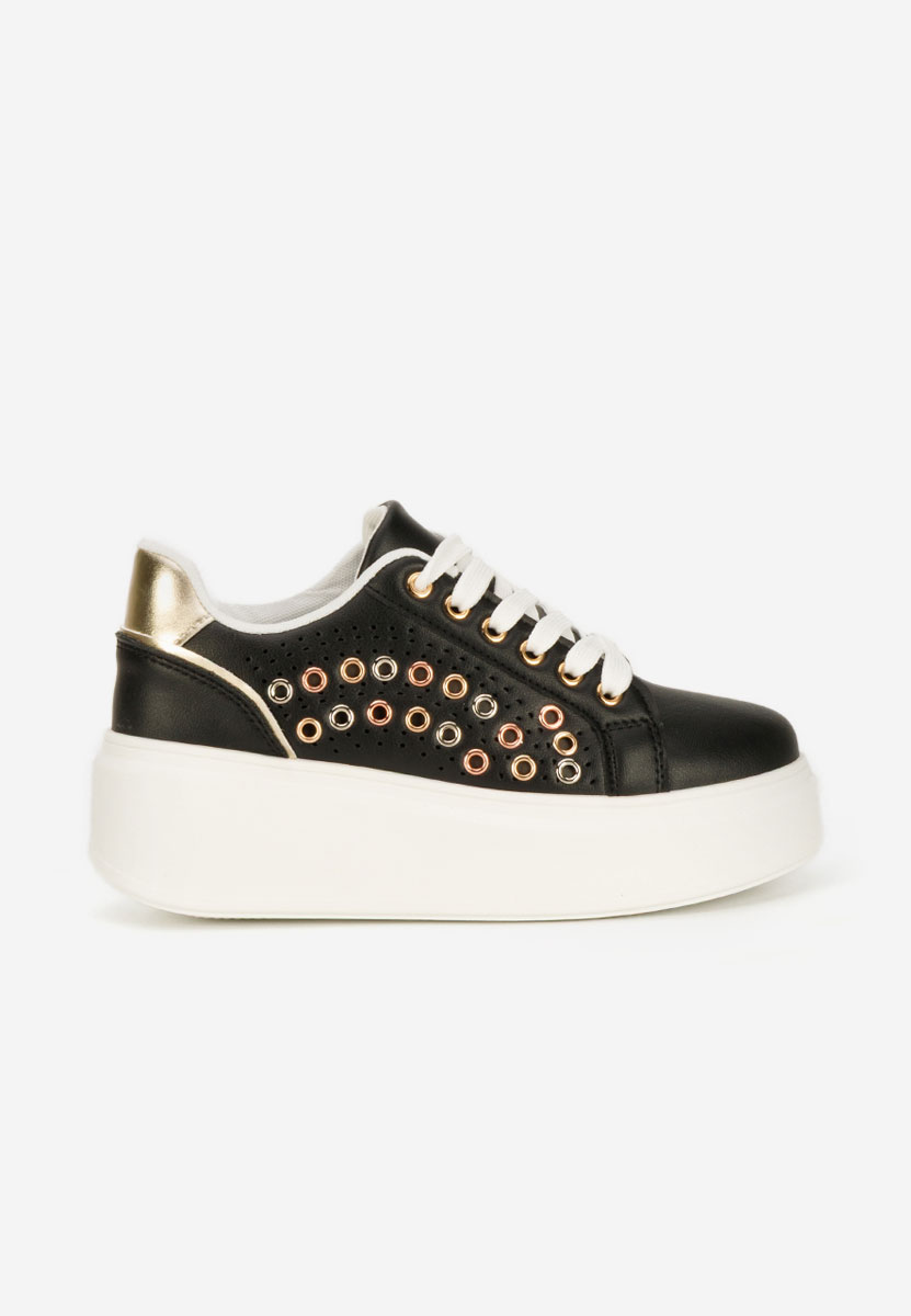 Sneakers con plateau Charolette nero