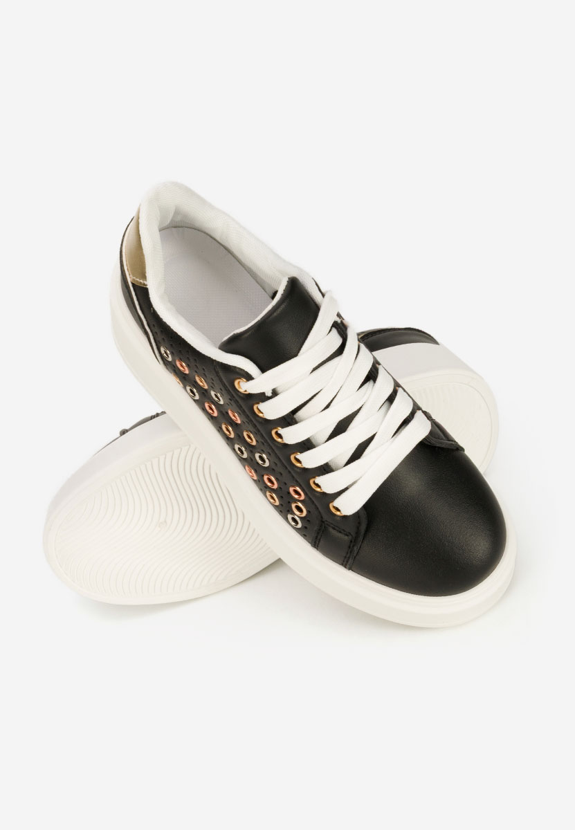 Sneakers con plateau Charolette nero