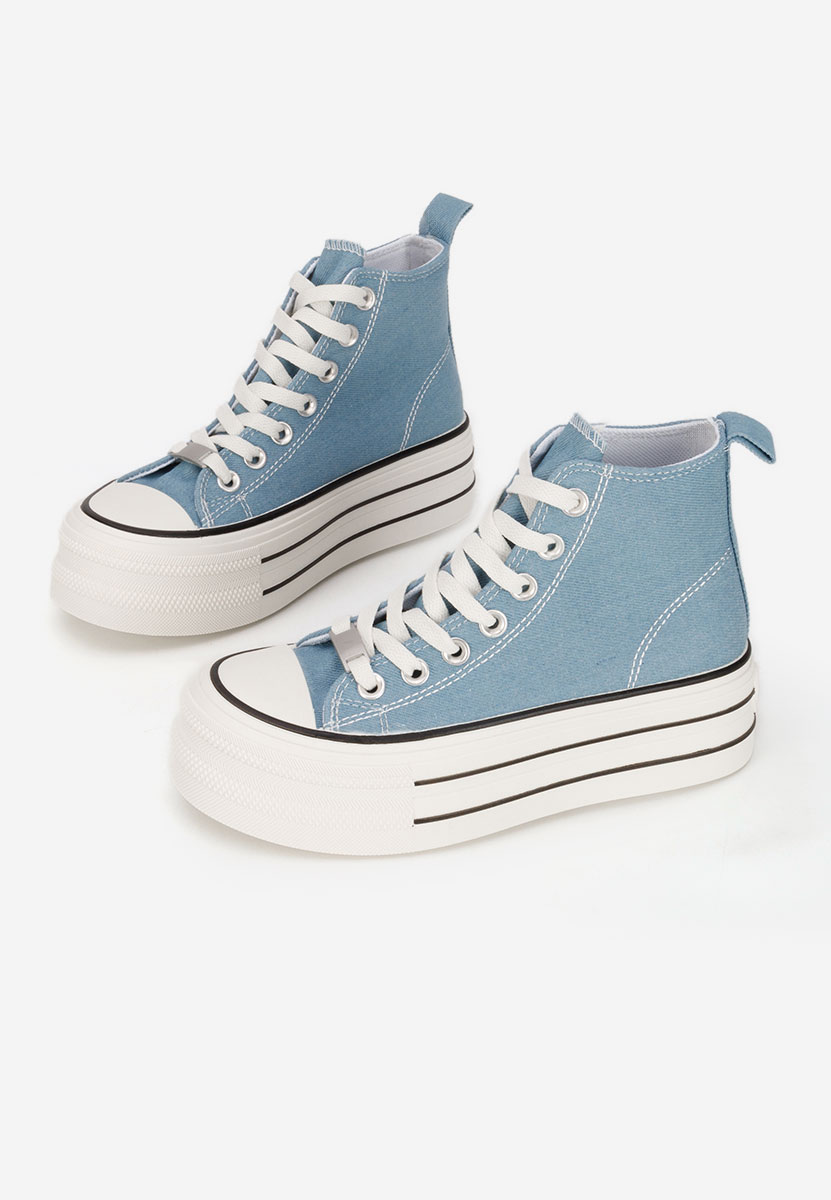 Scarpe da ginnastica con piattaforma Kimala V3 denim