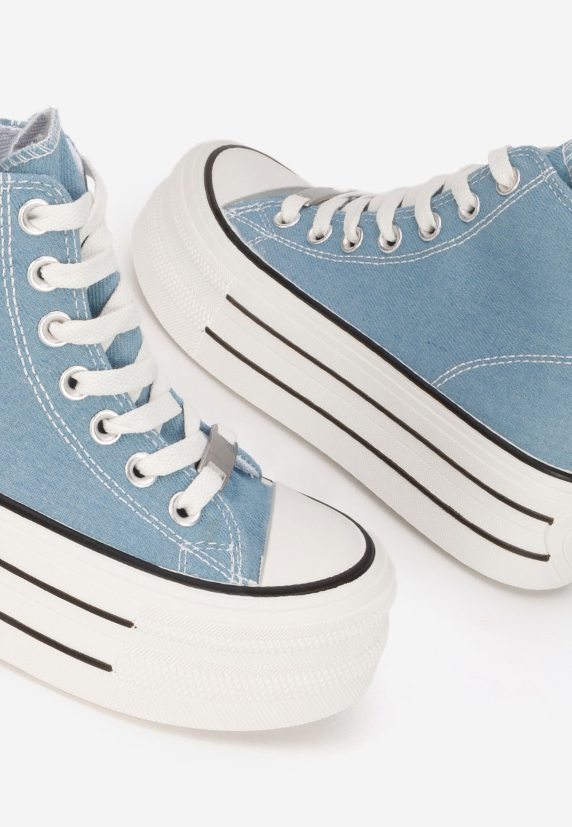 Scarpe da ginnastica con piattaforma Kimala V3 denim