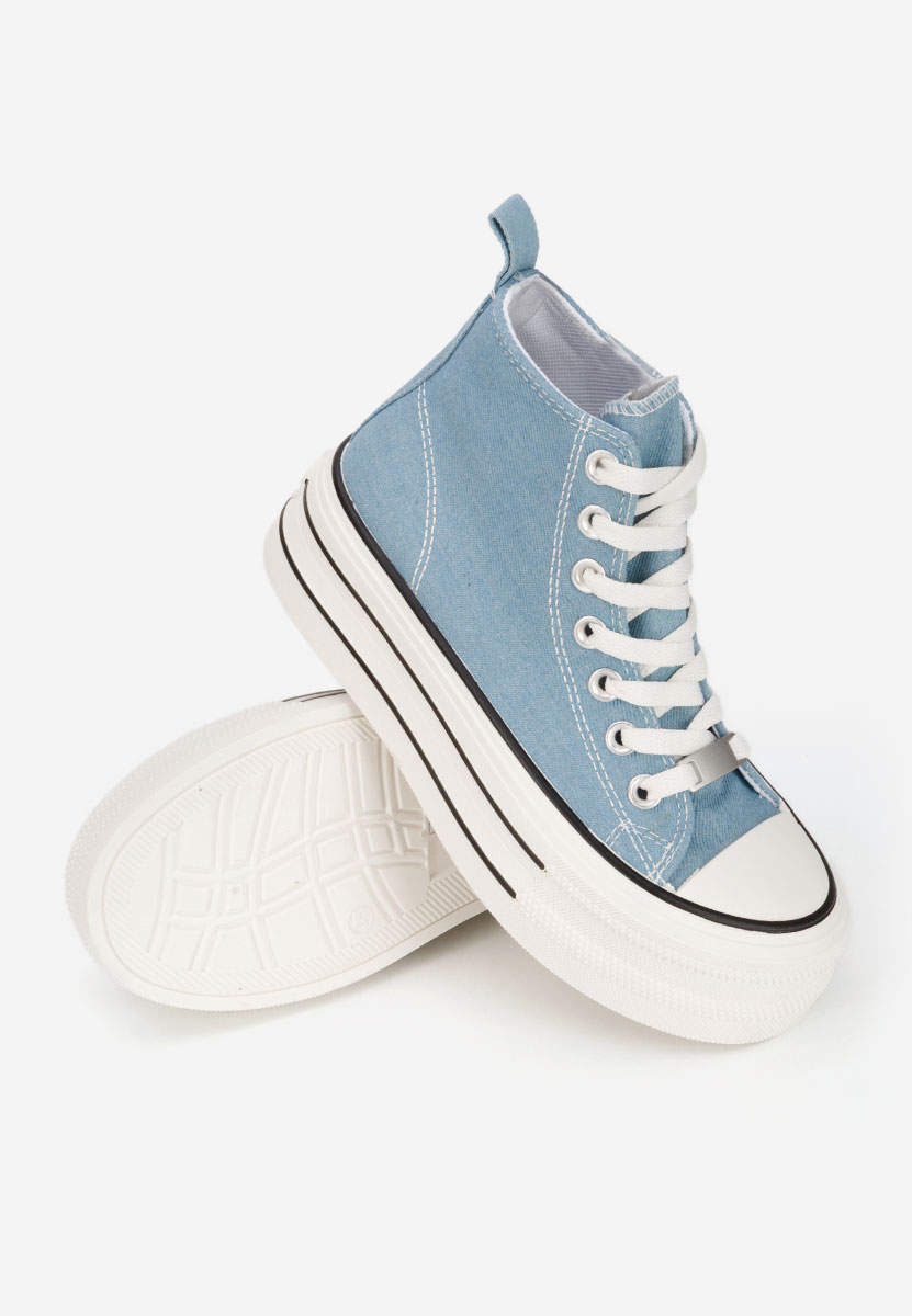 Scarpe da ginnastica con piattaforma Kimala V3 denim