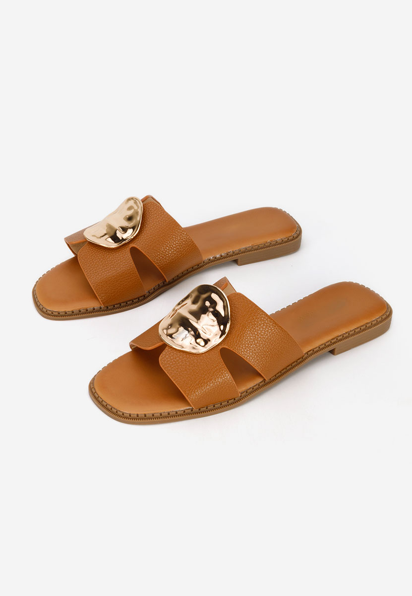 Ciabatte donna Klarina camel