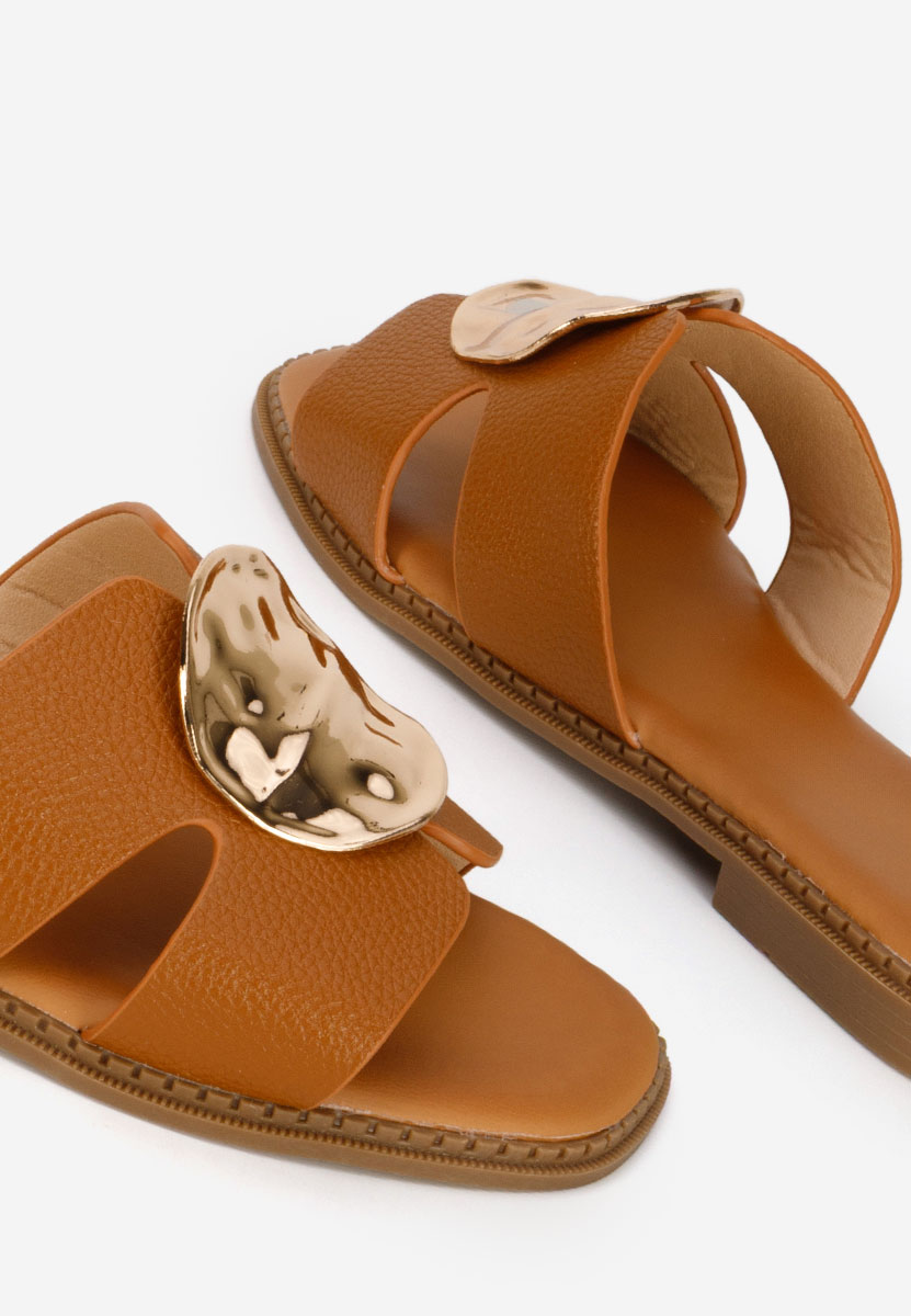 Ciabatte donna Klarina camel