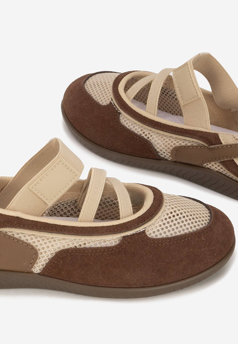 Ballerine sportive Denilia marrone